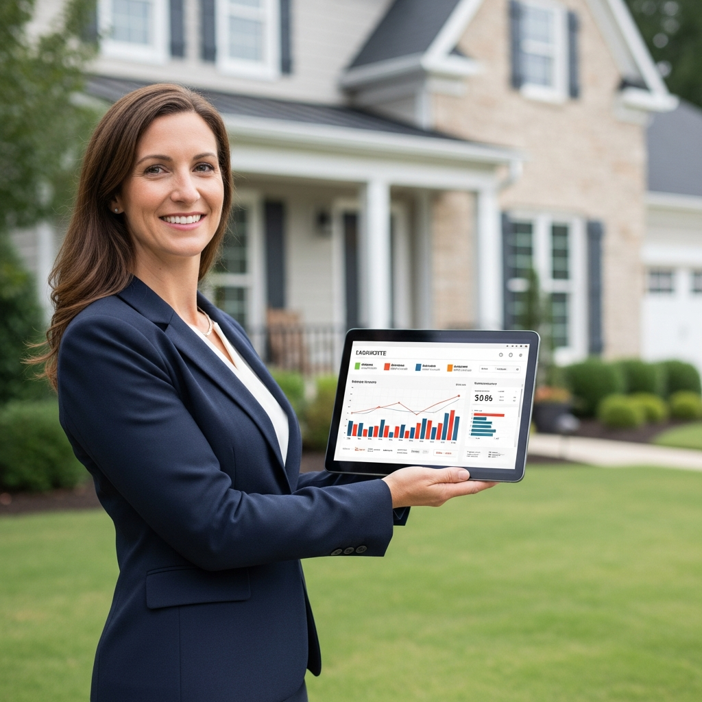 best time to buy home Charlotte NC - professional realtor reviewing market data