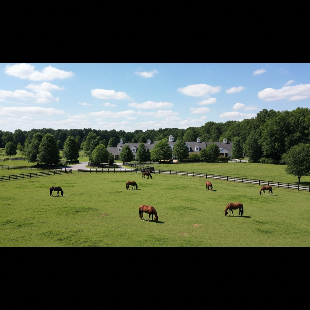 equine property realtor Charlotte NC video walkthrough of horse farm